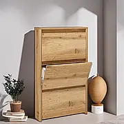 Тумба під взуття вузька у вигляді комода закрита в передпокій Тахо 31 ММ