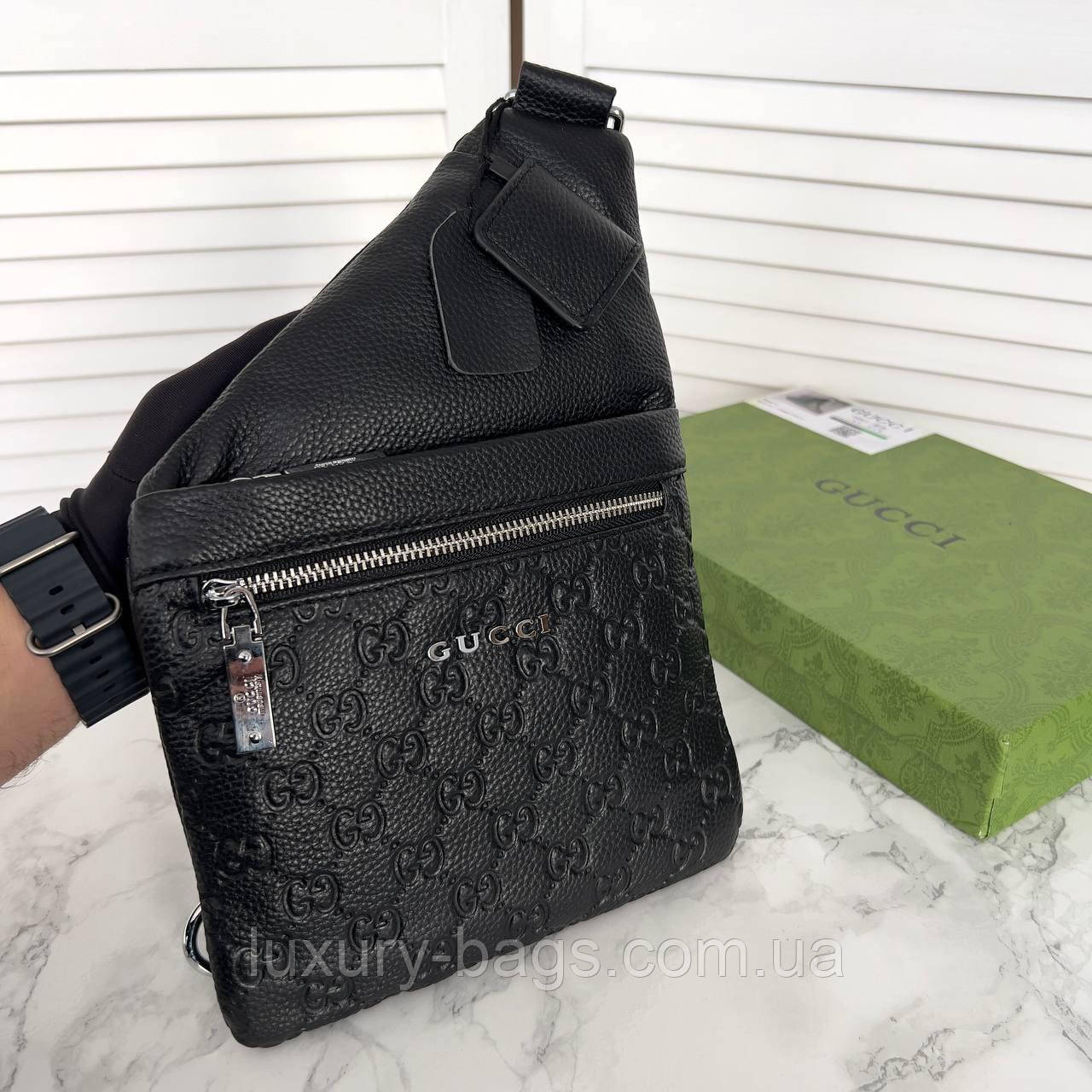 Нагрудна сумка-слінг Gucci