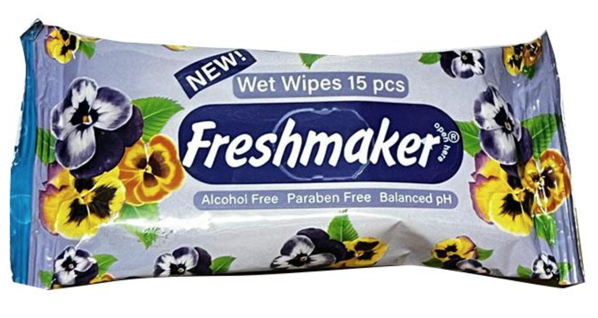 Вологі серветки Freshmarker 15 шт.