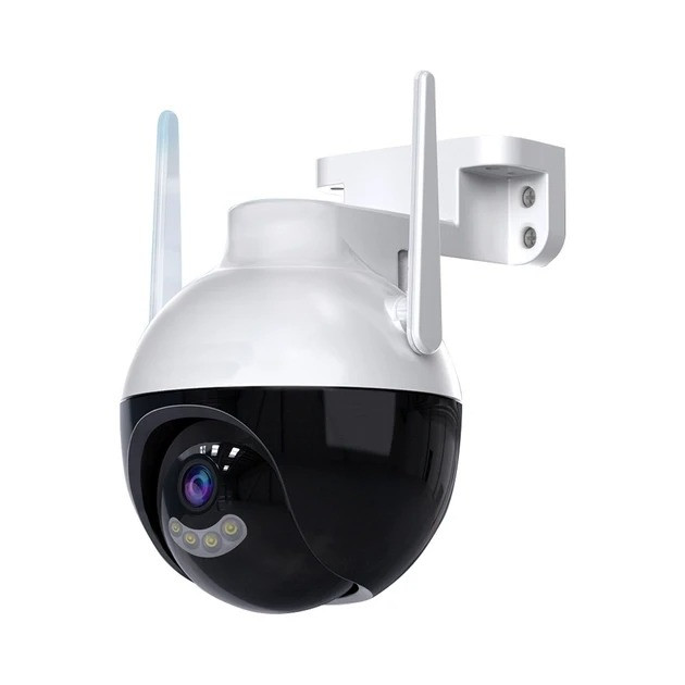 Вулична IP-камера 360 6 МП відеокамера поворотна CAMERA Ap ICSEE 6 mp + Блок живлення
