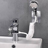 Душова система з насадкою на кран у умивальник з турмаліном Modified Faucet With External Shower, фото 4
