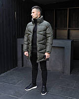Куртка зимняя теплая удлиненная Бофорт хаки