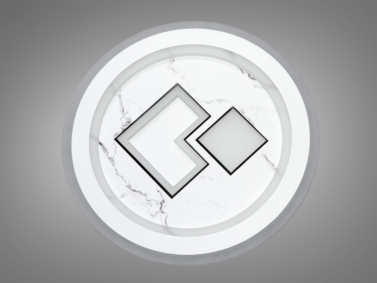 Світлодіодний круглий світильник 48Вт 6017-300-LS білий для вітальні 6017-300