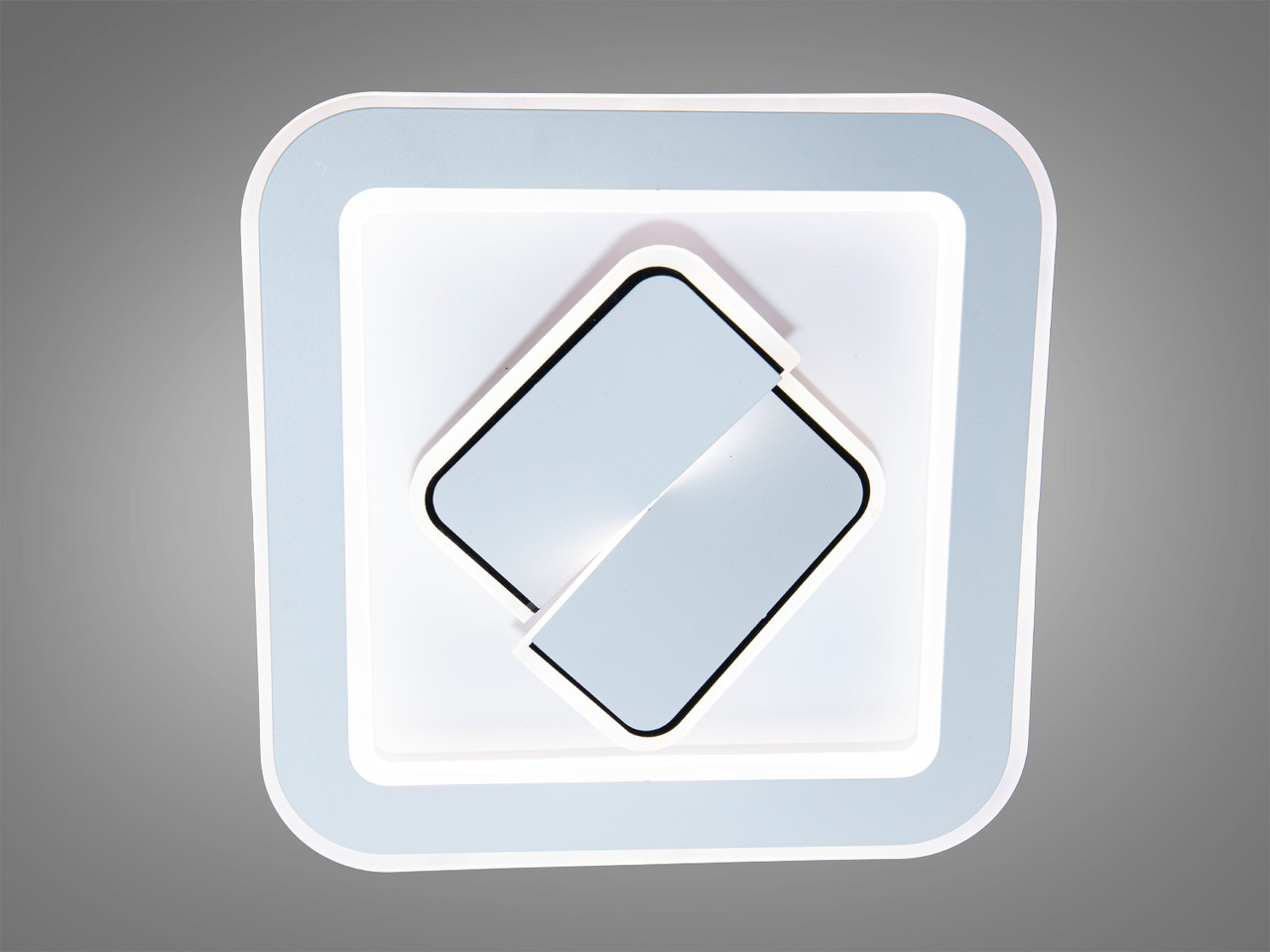 Світлодіодний світильник квадратний білий стильний для інтер’єру 60Вт 4350-300