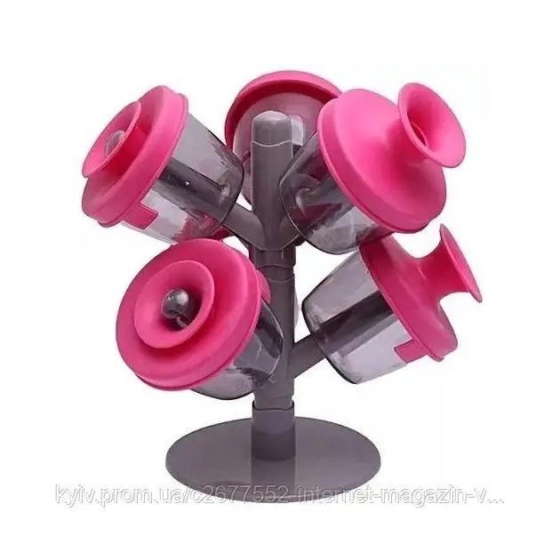 Органайзер для спецій — Organaizer Pop-Up Spice Rack (колір — рожевий, жовтогарячий)