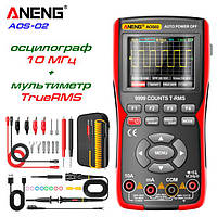 ANENG, AOS-02 (set2), осцилограф 10МГц + мультиметр TrueRMS