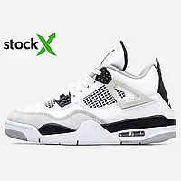 0680 Air Jordan 4 White/Black