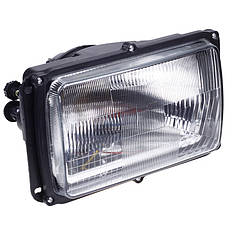 Фара прямокутна з лампою 24В з ручним коректором, рифлене скло (в-во S.I.L.A. AC) 341.3711010