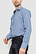 Сорочка чоловіча в карту байкова, колір синьо-білий, 214R115-35-193, фото 3