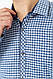 Сорочка чоловіча в карту байкова, колір синьо-білий, 214R115-35-193, фото 5