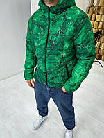 Мужская зеленая куртка.7-370