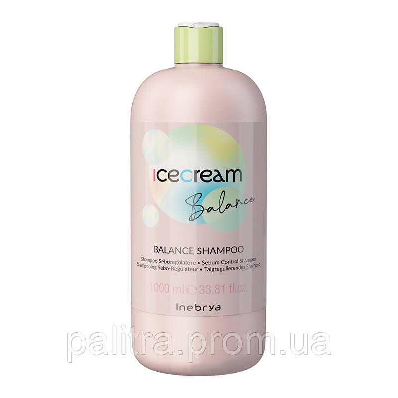 Шампунь для жирного волосся Inebrya Shampoo Balance 1000 мл