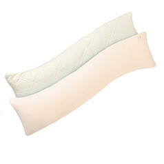 Наволочка на подушку S-Form IDEIA 40х130 см з блискавкою сатин 100% бавовна, беж