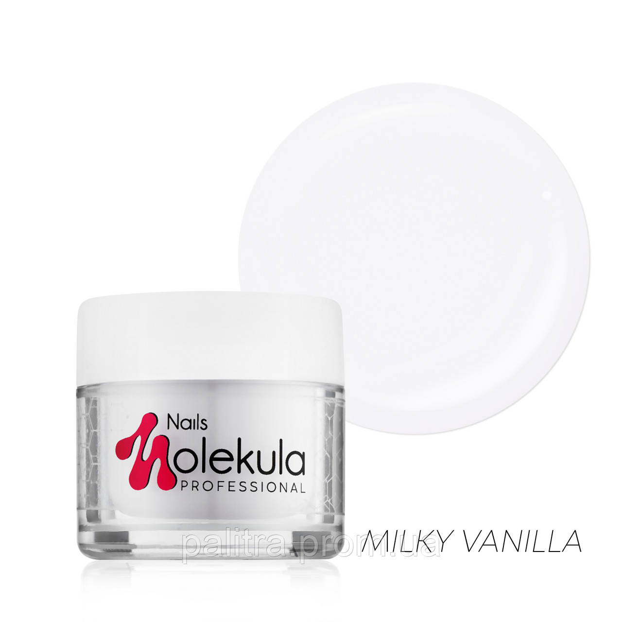 Гель Gel No14 Гель Milky Vanilla (молочно-ванільний) Nails Molekula 15 мл