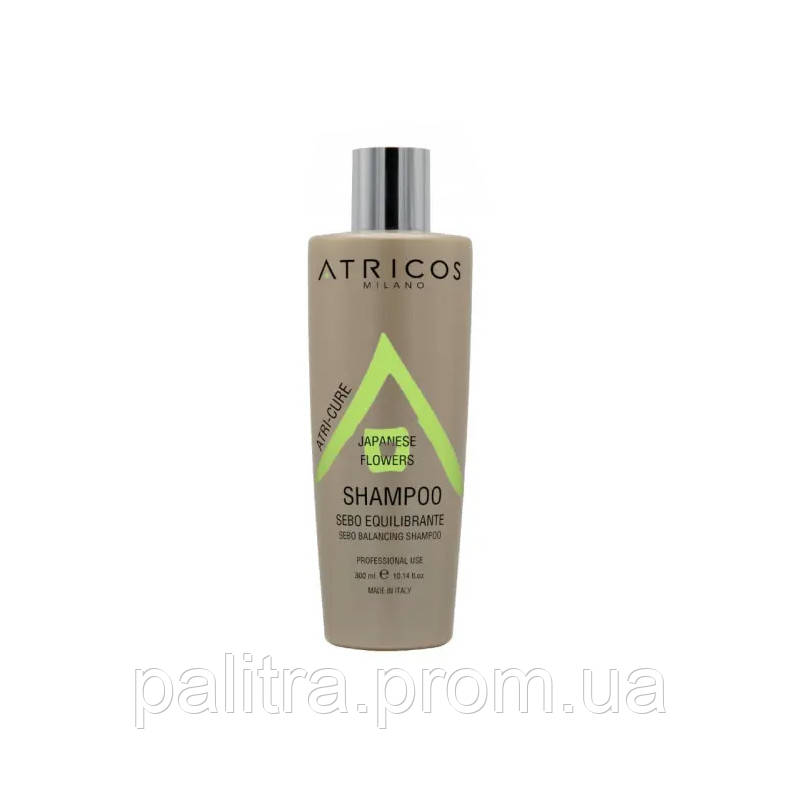 Себорегулювальний шампунь для волосся Atricos Sebo Balanscing Shampoo 300 мл