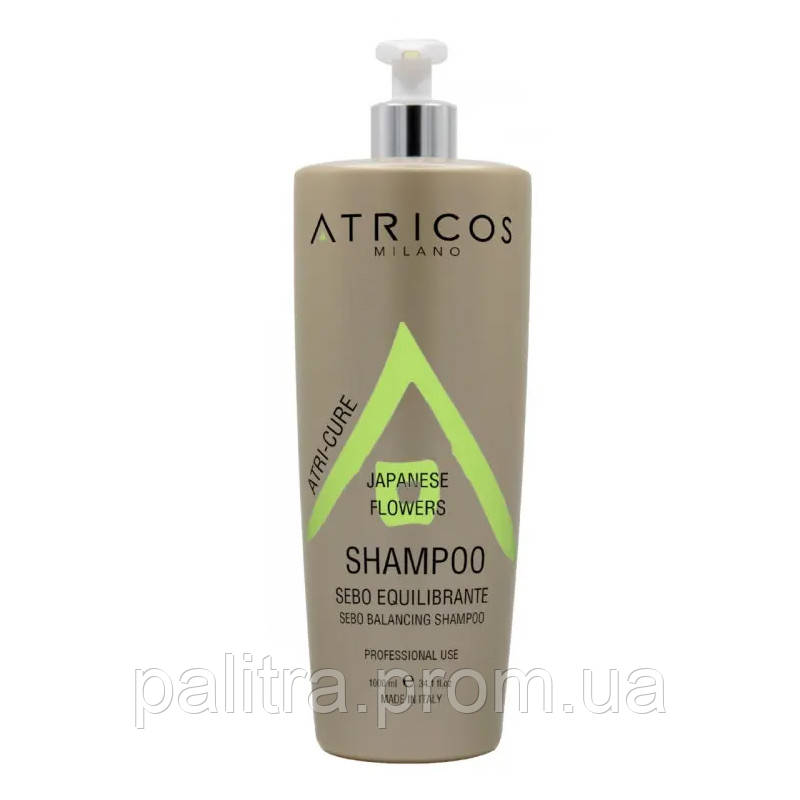 Себорегулювальний шампунь для волосся Atricos Sebo Balanscing Shampoo 1000 мл
