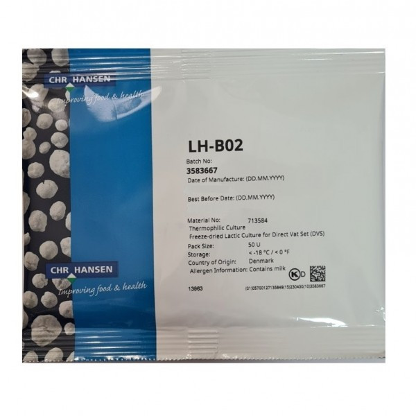 Термофільна ароматоутворююча закваска LH-B02 (Хансен) - фото 1 - id-p2035486655