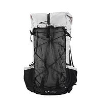 Рюкзак туристичний 3F UL GEAR 40 + 16л Ультралегкий для трекінгу. Сірий. Вага: 850г