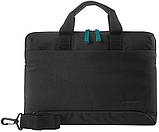 Tucano Сумка Smilza Slim 15.6", чорна, фото 2