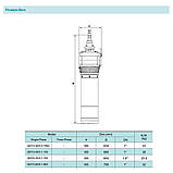 Занурювальний насос SHIMGE QDY3-30/2-0.75K2 Нмах 38м, Qмах 95л/хв, Ø185мм DN1&#34; - 22709, фото 3