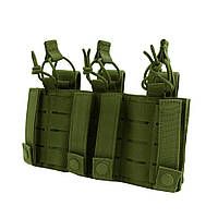 Підсумок для 3 магазинів на систему Molle CONDOR Triple Kangaroo Mag Pouch Gen II (olive)