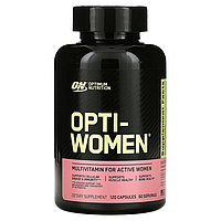 США! Optimum nutrition opti-women 120 капсул, витамины для женщин опти-вумен 120 капсул