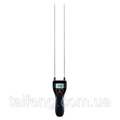 Портативний вологомір зерна та насіння, зонд 90 см (7,5~55%) BENETECH GM650C, фото 1