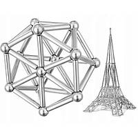 Головоломка Neo, магнитный конструктор 28 шт. стальные шарики и 36 шт. магнитные палочки