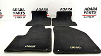 Комплект ковриков салона (порвано покрытие водит.стороны) для Jeep Cherokee Limited 2014-2018 (1UB86DX9AA)