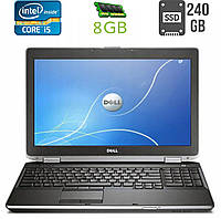 Ноутбук Б-класс Dell Latitude E6530 / 15.6" (1366x768) TN / Intel Core i5-3210M (2 (4) ядра по 2.5 - 3.1 GHz)