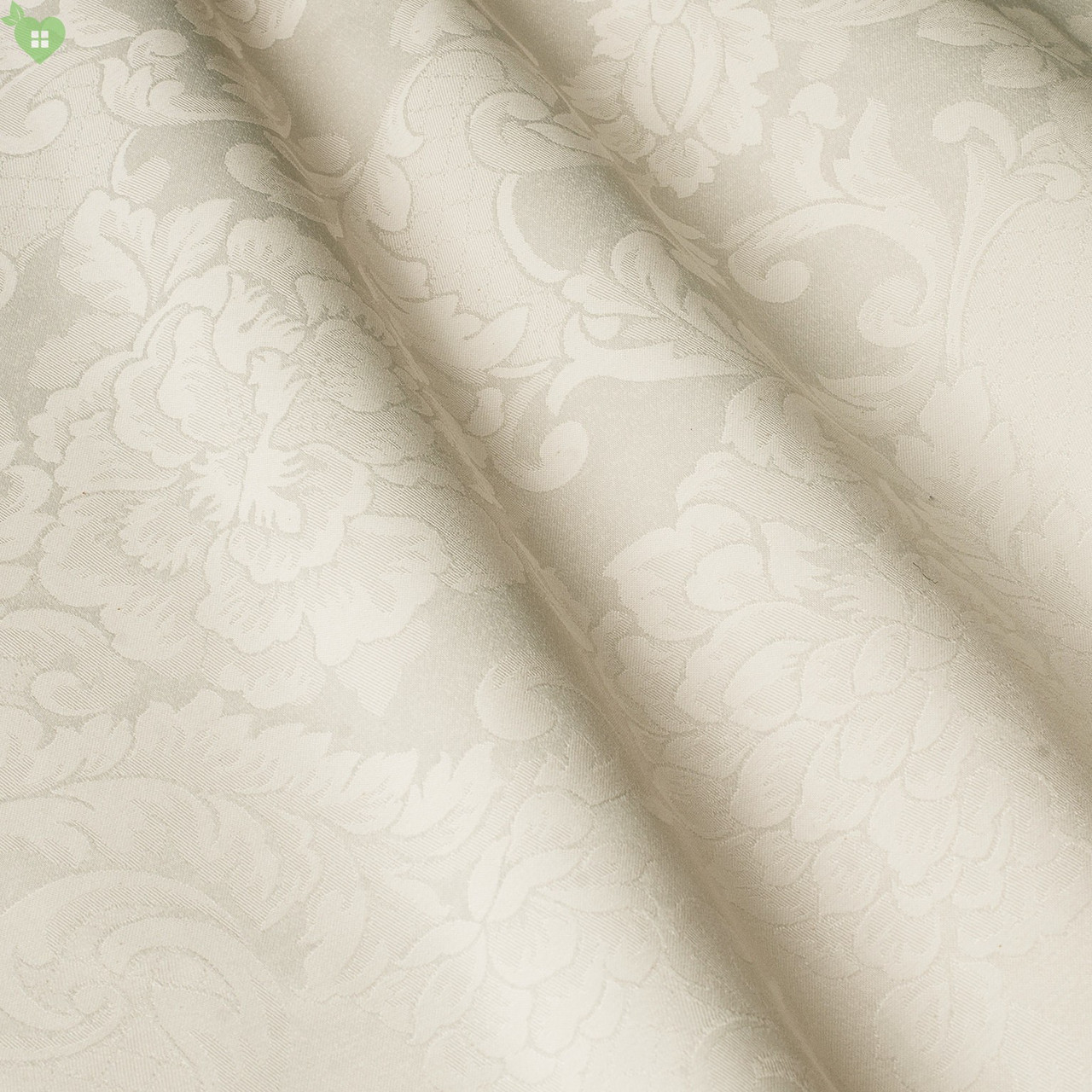 Скатертна тканина для ресторану з вензелем кремового кольору Італія 83553v3