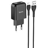 СЗУ HOCO N2 (1USB/2.1A) + USB - Lightning RIO