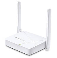 Роутер Mercusys MR20 Wi-Fi 802.11ас, 750Mb, 2 LAN 10/100/1000Mb, режим точки доступу, швидке налашту