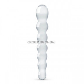 Скляний дилдо у формі намистин Gildo Glass Dildo No. 19