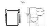Подвійний тканинний ролет система Twin, тканина Блекаут та Скрін, фото 4