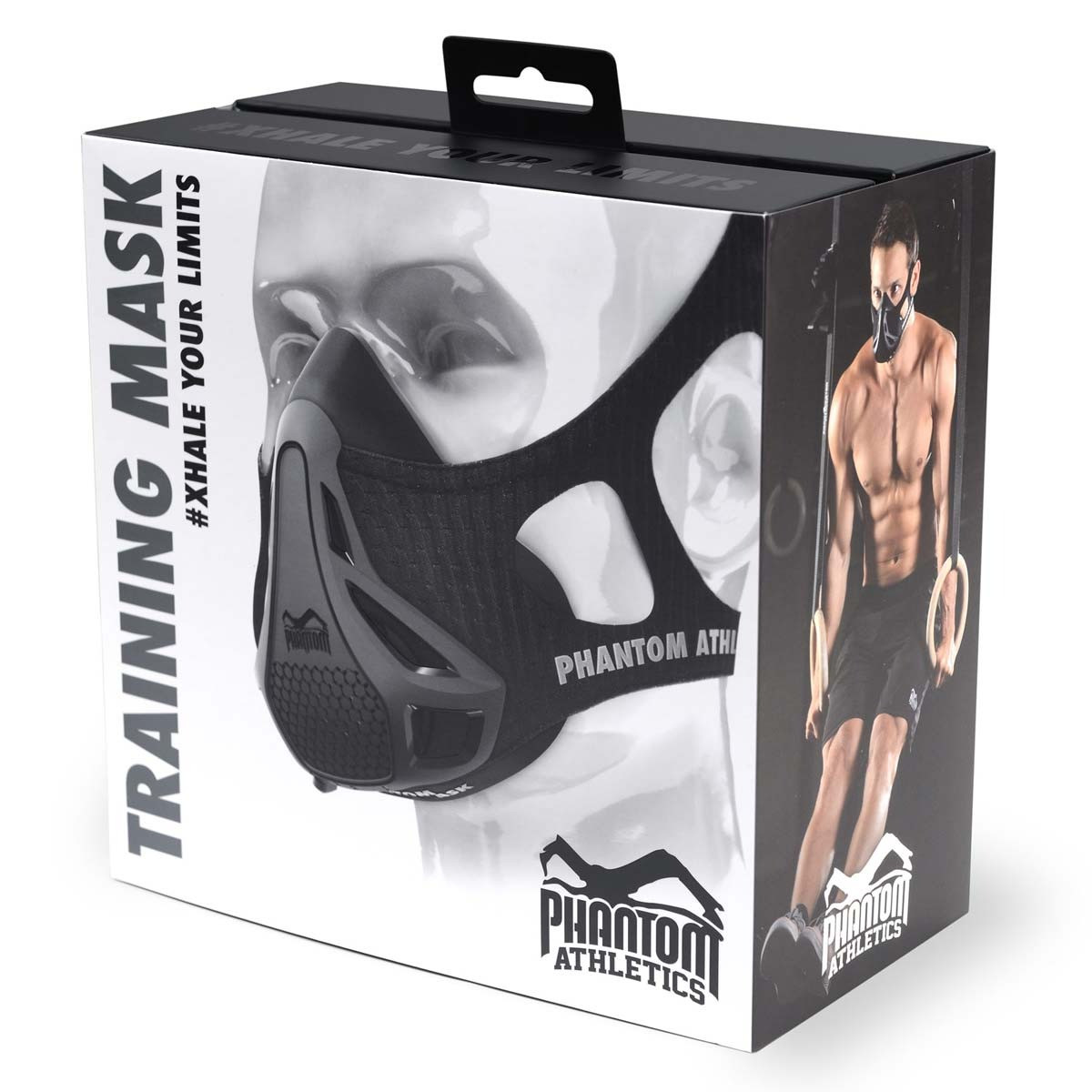 Маска для тренировки дыхания Phantom Training Mask Black L RIO Black L RIO - фото 4 - id-p2035671562