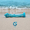 Скляний дилдо Gildo — Ocean Ripple Glass Dildo, фото 8