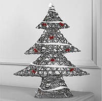 Декоративная фигура с LED подсветкой "Новогодняя елка", 50см, 220V, IP40 Серебристый