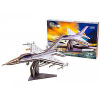 Деревʼяний 3D конструктор F16 79 дет. Puz-26913 р. 33*16 см. PuzzleOK [tsi228662-ТSІ]