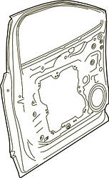 Двері голі передні праві VW ID4 (20-) 11K-831-056