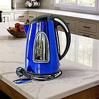 Электрический чайник Schtaiger SHG 97051 1,7 л. Синий из нержавеющей стали WIB435