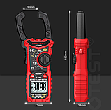 Токові кліщі HABOTEST HT206D (AC/DC 600A,600 В, 10 МГц, 60MOm, 100 мФ, TrueRMS, LowZ, LPF, NCV, ToС), фото 3