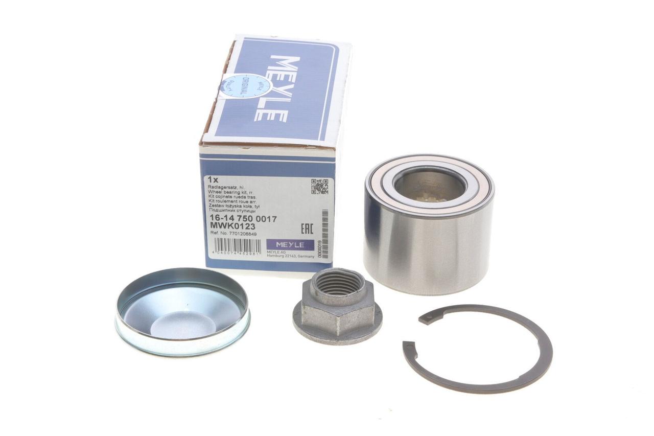 Підшипник маточини колеса MEYLE 16-14 750 0017 Opel Vivaro; Nissan Primastar; Renault Trafic 4408277,