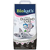 Наповнювач Biokats Diamond Fresh для котячого туалету, бентонітовий, 8 л