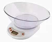 Весы кухонные электронные с чашей DT Smart DT-02 с функцией тарирования WIB435