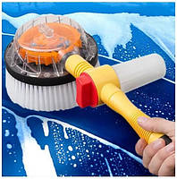 Вращающаяся щетка насадка для шланга Water Blast Cleaner Roto Brush WIB435