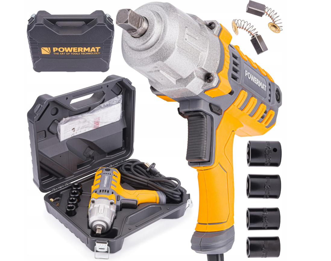 Гайковерт ударний електричний Powermat 350 Нм 850 Вт, фото 1