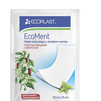 Перцевий пластир із ментолом ECOPLAST EcoMent 10*15см