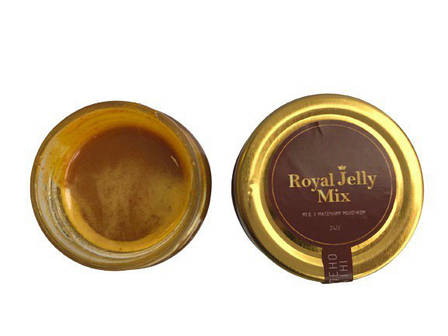 Royal Jelly Mix мед з маточним молочком і квітковим пилком 240 г, аналог Апіфітотонус (Тенторіум), фото 3