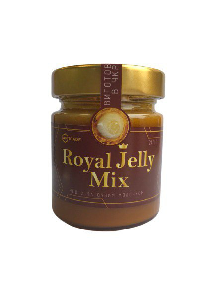 Royal Jelly Mix мед з маточним молочком і квітковим пилком 240 г, аналог Апіфітотонус (Тенторіум)